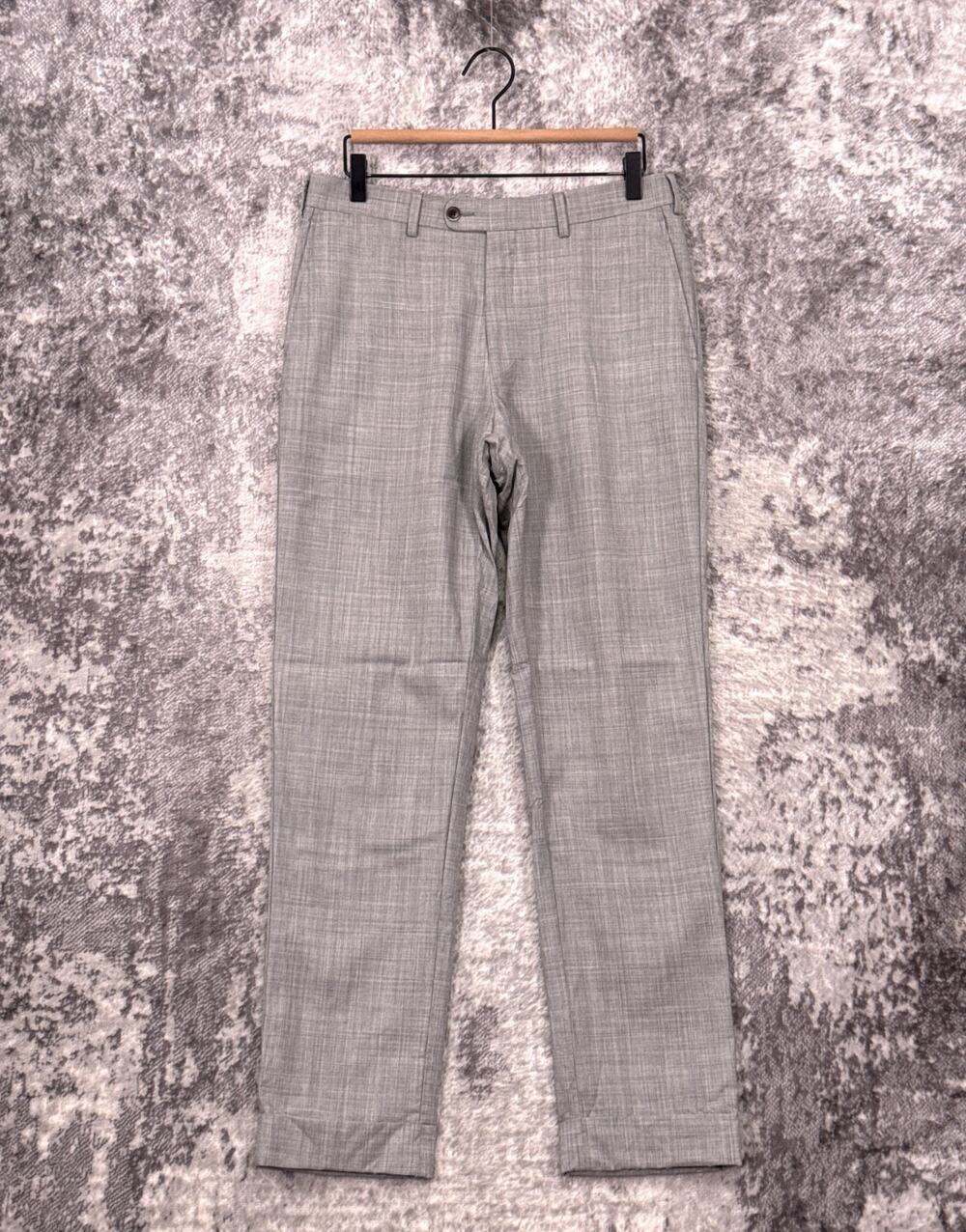 SUITSUPPLY Dress Pants 30 x 31 Mens Soho Slim Gray Italian Wool